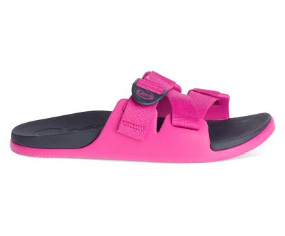 Slide Chacos Mujer Chillos Rojas Negras España ICLB32689